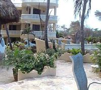 Terrace of the Hotel OCEAN MANOR BEACH RESORT - Cabarete - Dominican Republic